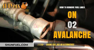 Mastering the Art of Fuel Line Removal: A Guide for 02 Avalanche Owners