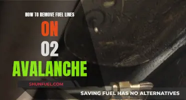 Removing Fuel Lines: 02 Avalanche Step-by-Step Guide