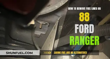 Removing Fuel Lines: 88 Ford Ranger Guide