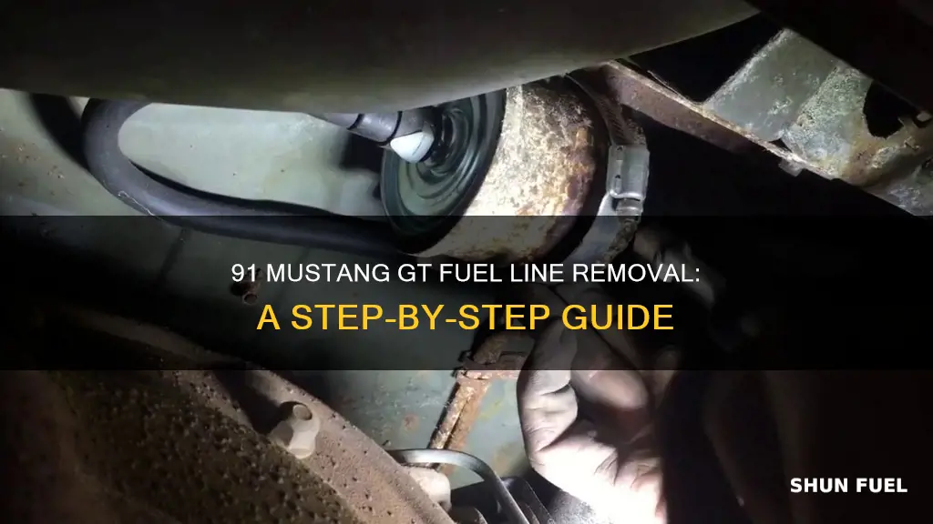 how to remove fuel lines on a 91 mustang gt