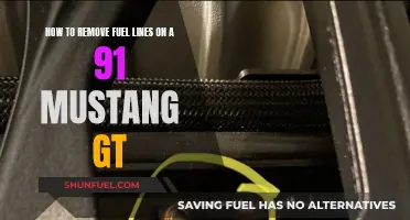Removing Fuel Lines: 91 Mustang GT Guide