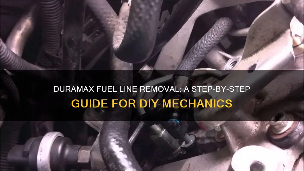 how to remove fuel lines on duramax