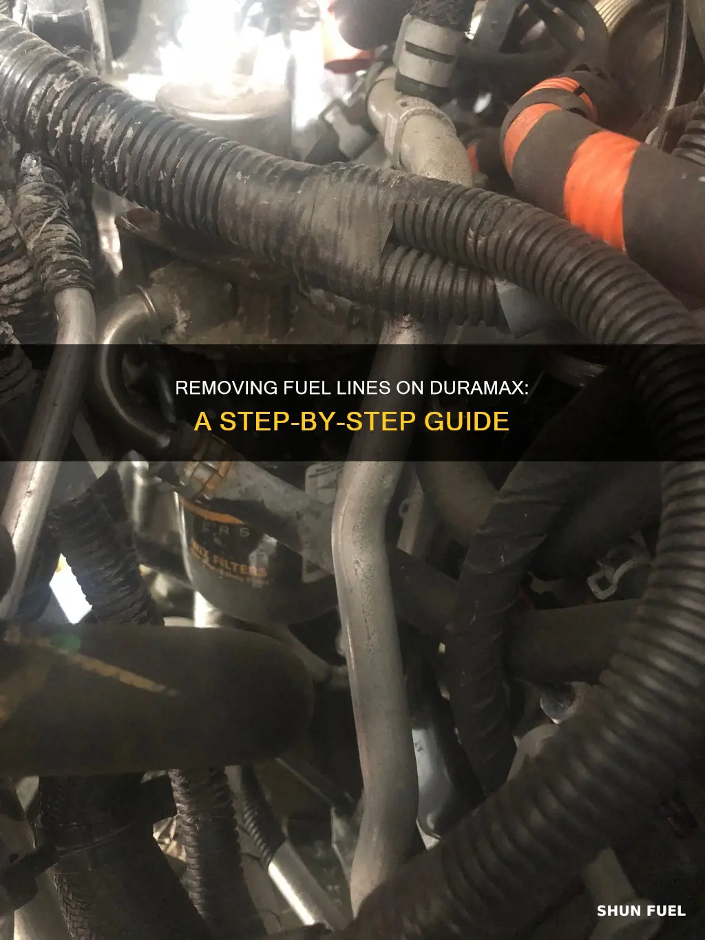 how to remove fuel lines on duramax