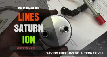 Saturn Ion Fuel Line Removal: A Step-by-Step Guide