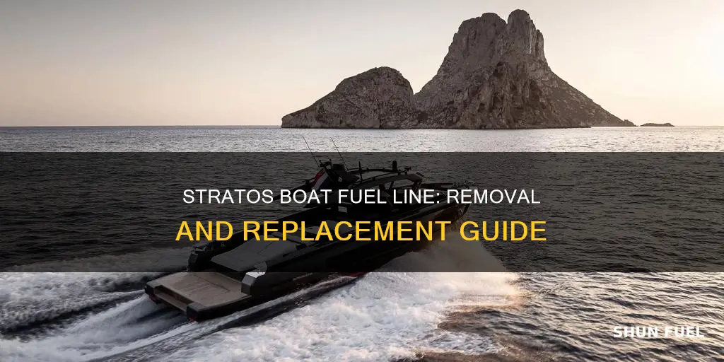 how to remove fuel pickup line on stratos boat