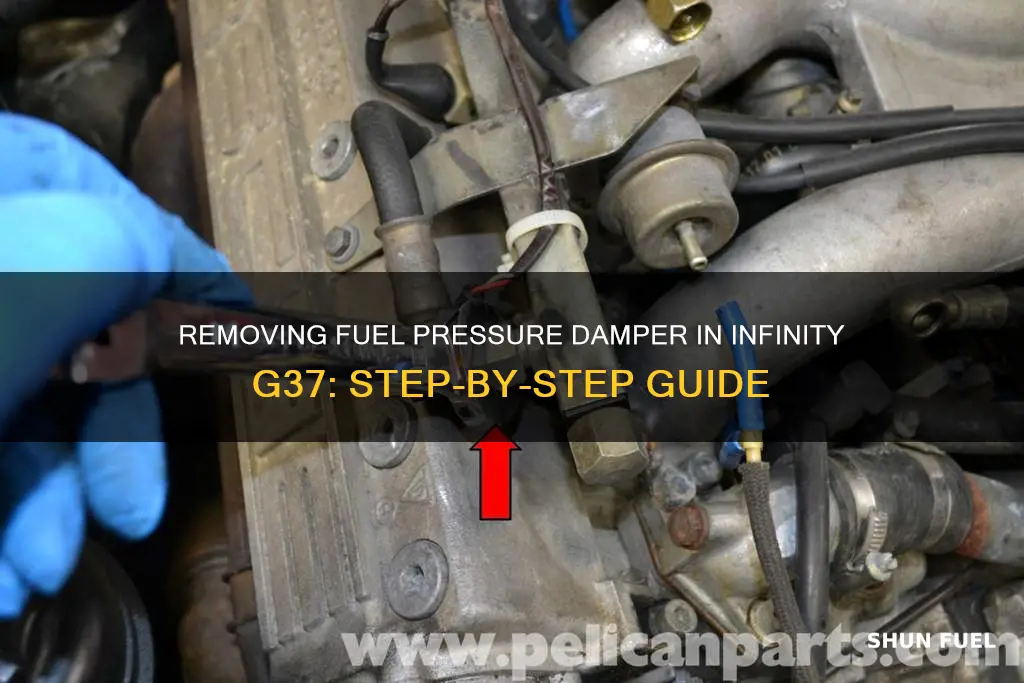 how to remove fuel pressure damper 2008 infiniti g37