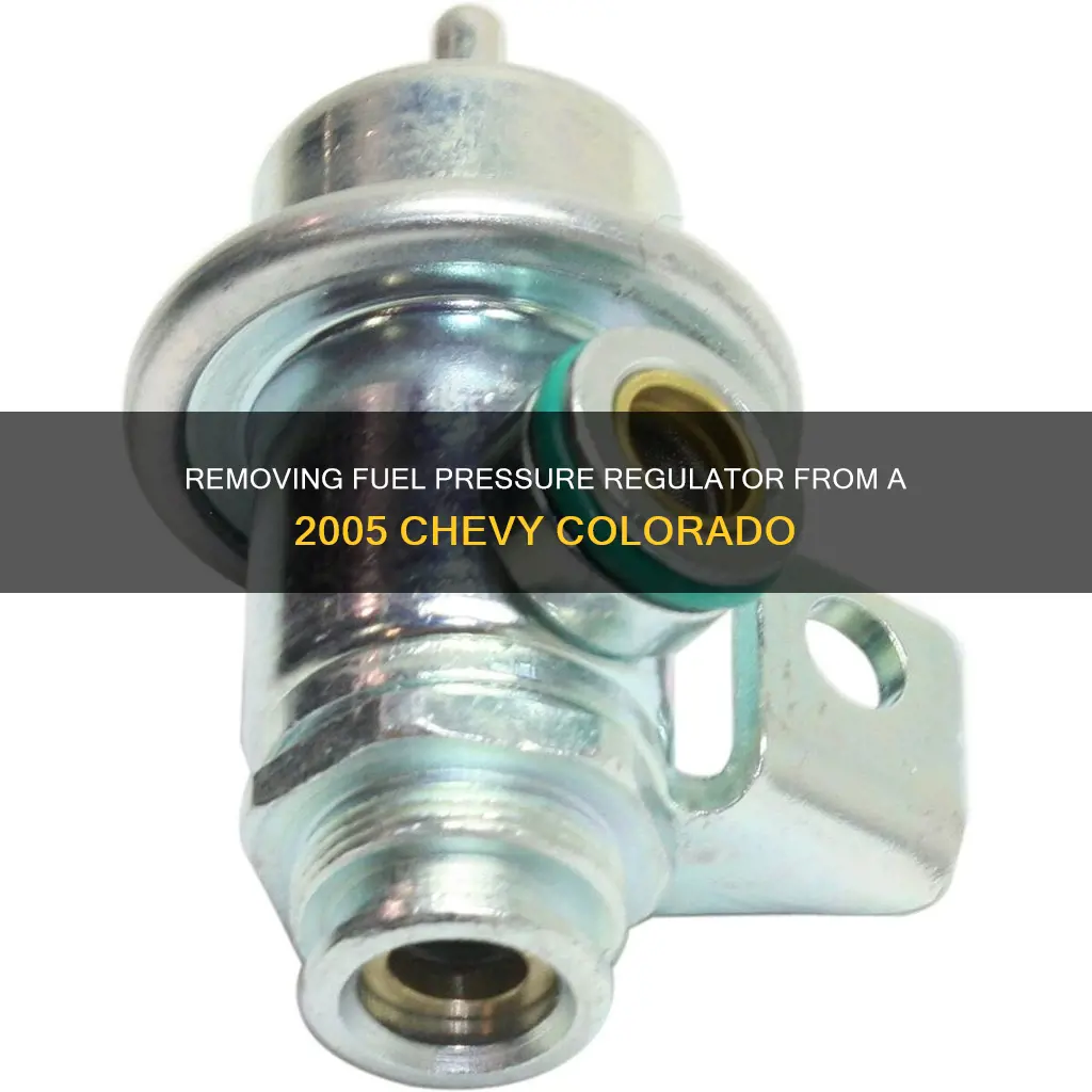 how to remove fuel pressure regulator 2005 colorado