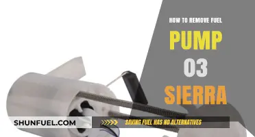 Step-by-Step Guide: Removing Fuel Pump in 2003 GMC Sierra