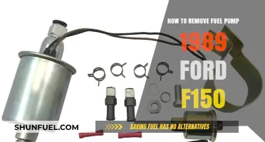 Step-by-Step Guide: Removing Fuel Pump in a 1989 Ford F150