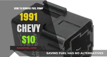 Step-by-Step Guide: Removing Fuel Pump in a 1991 Chevy S10