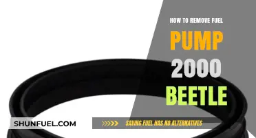 Step-by-Step Guide: Removing the Fuel Pump in a 2000 Beetle