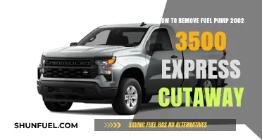 Step-by-Step Guide: Removing Fuel Pump from 2002 3500 Express Cutaway
