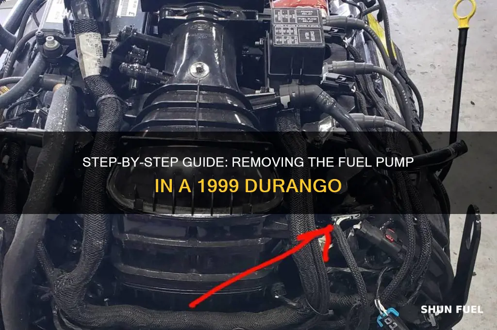 how to remove fuel pump 99 durango