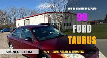Step-by-Step Guide: Removing Fuel Pump in a 1999 Ford Taurus