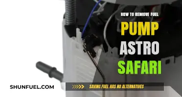 Step-by-Step Guide: Removing the Fuel Pump in an Astro Safari