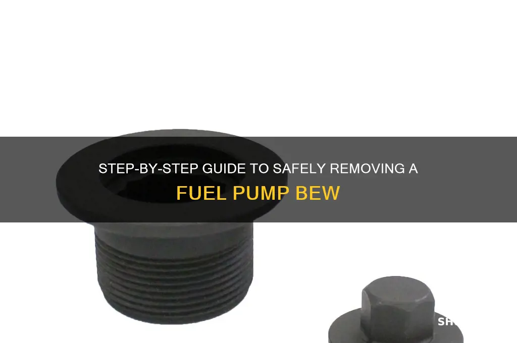 how to remove fuel pump bew
