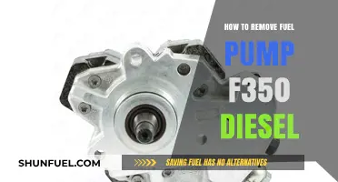Removing Fuel Pump on F350 Diesel: Step-by-Step Guide