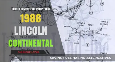 Step-by-Step Guide: Removing Fuel Pump from 1986 Lincoln Continental