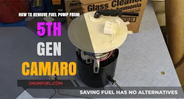 Step-by-Step Guide: Removing Fuel Pump from 5th Gen Camaro