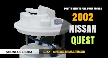 Step-by-Step Guide: Removing Fuel Pump from 2002 Nissan Quest