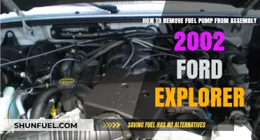 Removing the Fuel Pump from a 2002 Ford Explorer Assembly