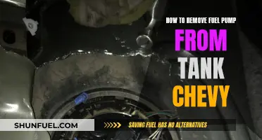 Removing Fuel Pump from Tank: A Guide for Chevy Cars