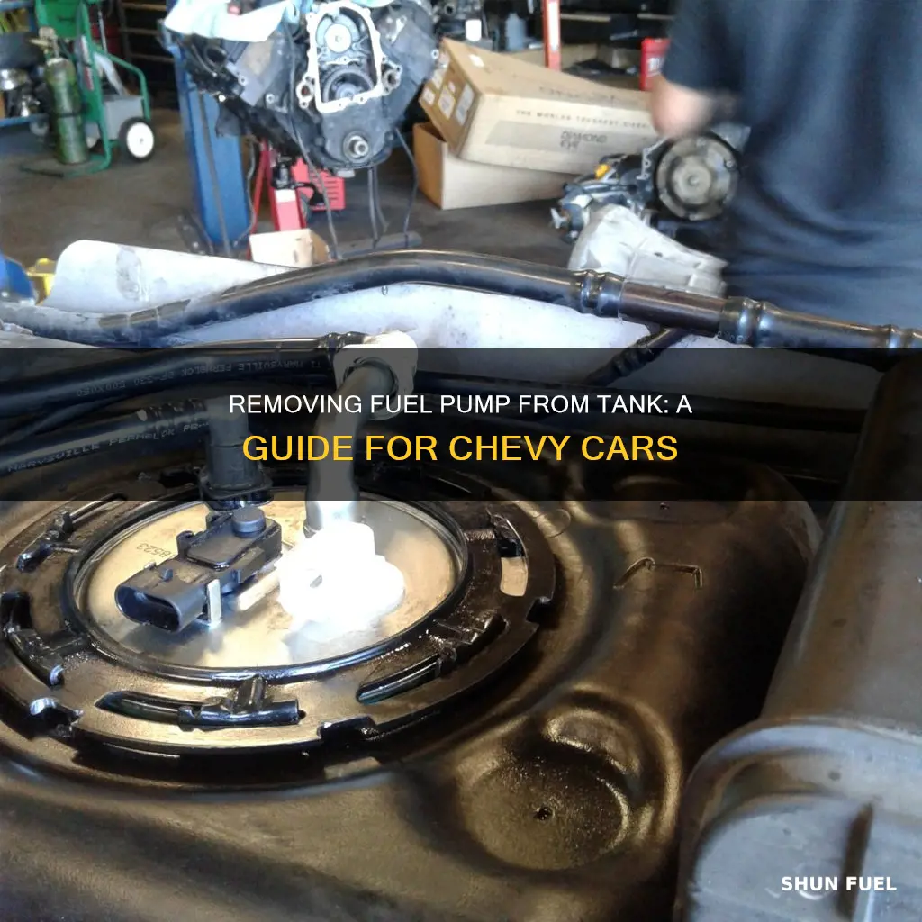 how to remove fuel pump from tank chevy