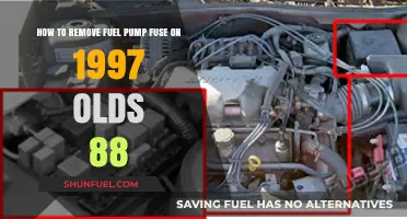Removing the Fuel Pump Fuse on a 1997 Oldsmobile 88