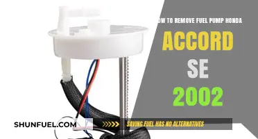 Step-by-Step Guide: Removing Fuel Pump in 2002 Honda Accord SE