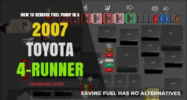 DIY Guide: Removing the Fuel Pump in a 2007 Toyota 4Runner