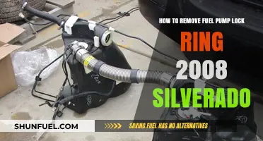 Removing the Fuel Pump Lock Ring on a 2008 Silverado: A Step-by-Step Guide