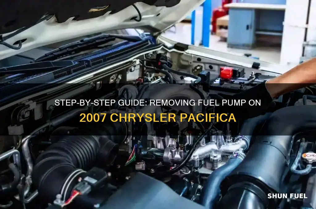 how to remove fuel pump on 07 pacifica
