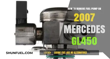 Step-by-Step Guide: Removing Fuel Pump on 2007 Mercedes GL450