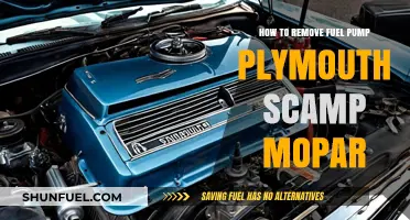 Plymouth Scamp Mopar Fuel Pump Removal Guide: DIY Steps