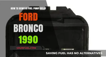 Removing the Fuel Pump Relay in a 1990 Ford Bronco: A Step-by-Step Guide