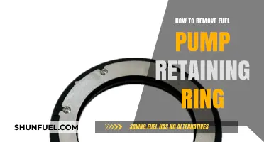 Easy Steps to Remove a Fuel Pump Retaining Ring Safely