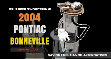 Step-by-Step Guide: Removing Fuel Pump Wiring on a 2004 Pontiac Bonneville