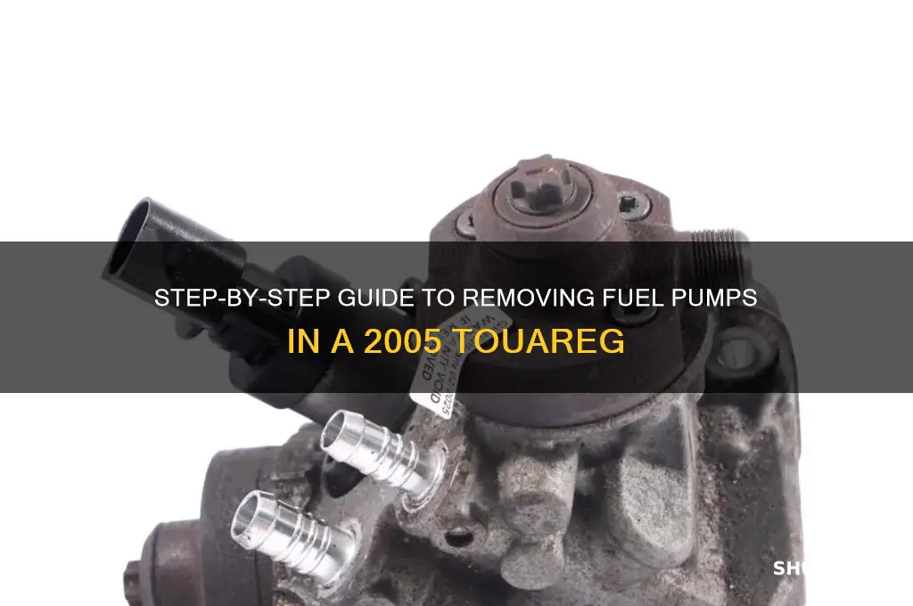 how to remove fuel pumps 05 toureg