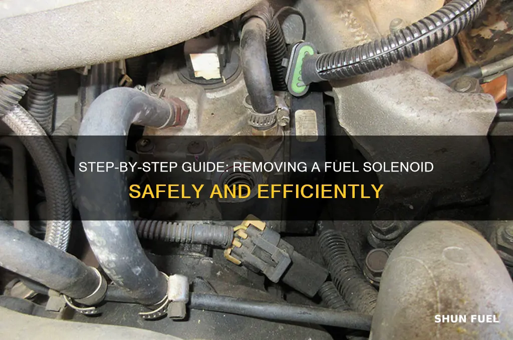 how to remove fuel solenoid