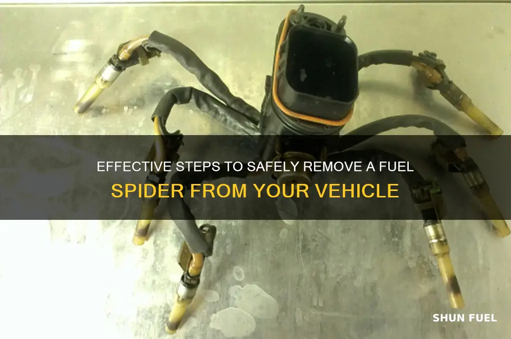 how to remove fuel spider