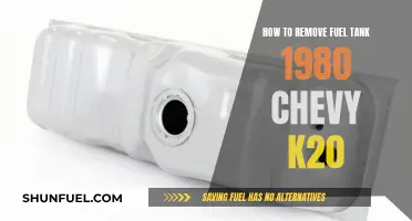 Removing Fuel Tank from '80 Chevy K20: Step-by-Step Guide