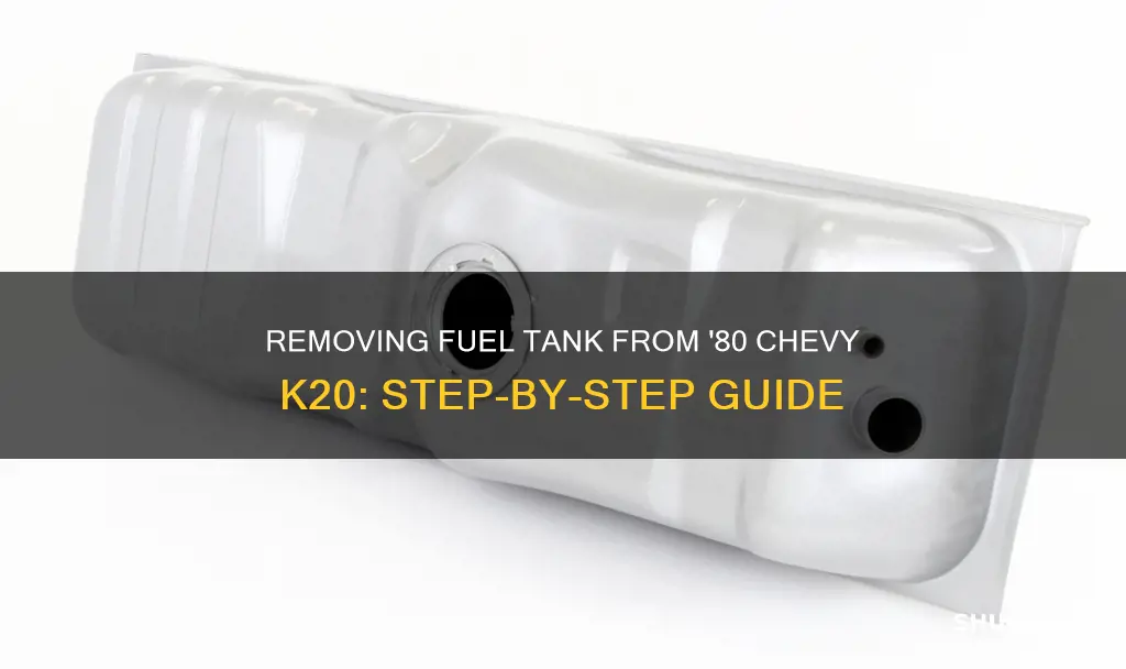 how to remove fuel tank 1980 chevy k20
