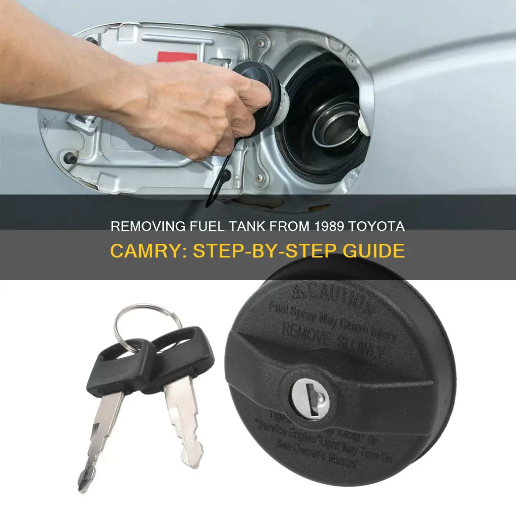 how to remove fuel tank 1989 toyota camry