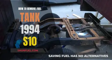 Removing Fuel Tank from 1994 S10: A Step-by-Step Guide