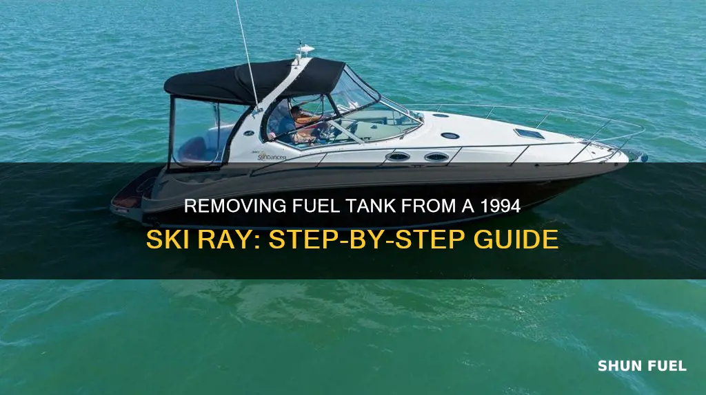 how to remove fuel tank 1994 ski ray