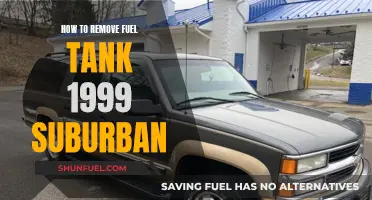 Removing the Fuel Tank from a 1999 Suburban