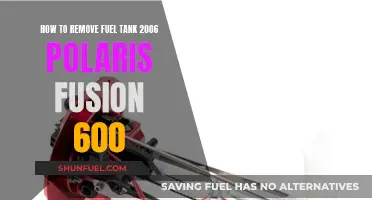 Removing Fuel Tank: 2006 Polaris Fusion 600 Guide