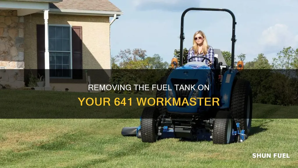 how to remove fuel tank 641 workmaster
