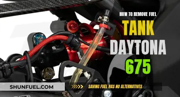Daytona 675: Removing the Fuel Tank Safely