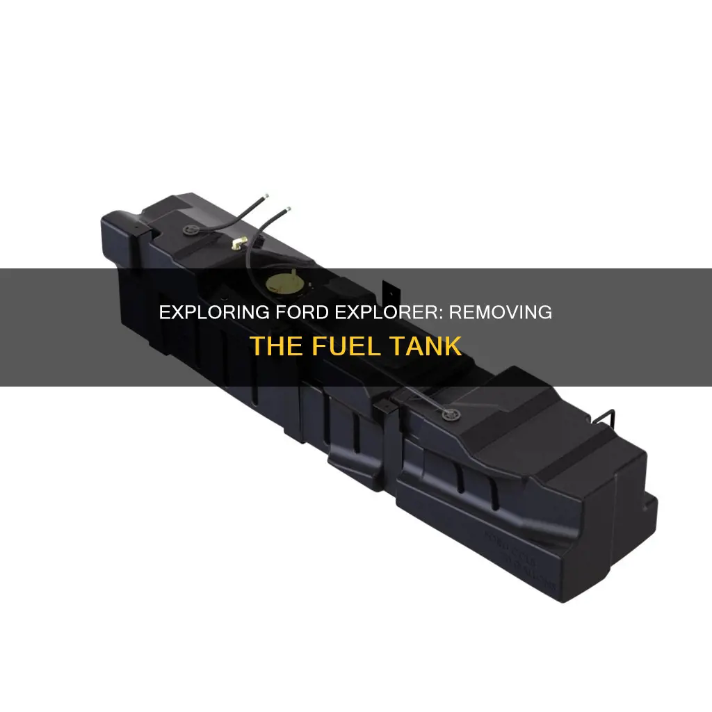 how to remove fuel tank from 1994 ford explorer